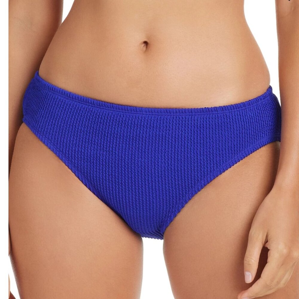 Blue Pucker Up Hipster Bikini Bottom
